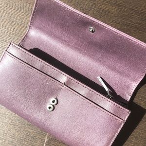 Purple Matt and Nat wallet